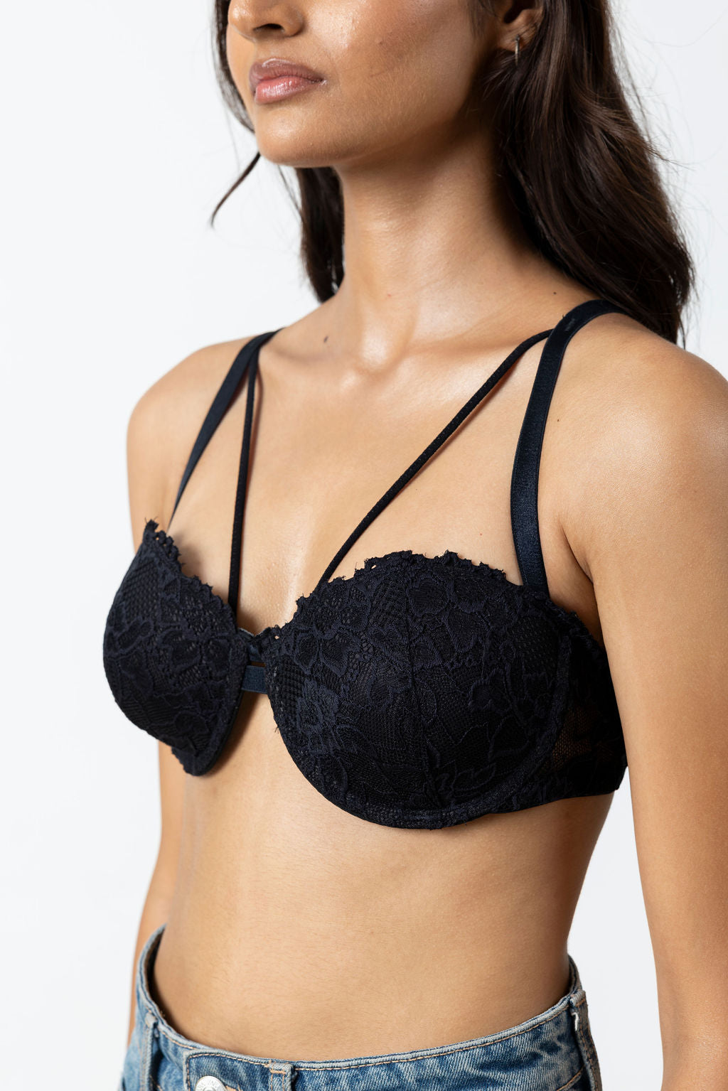 Sway Bra and Brief Set, Black