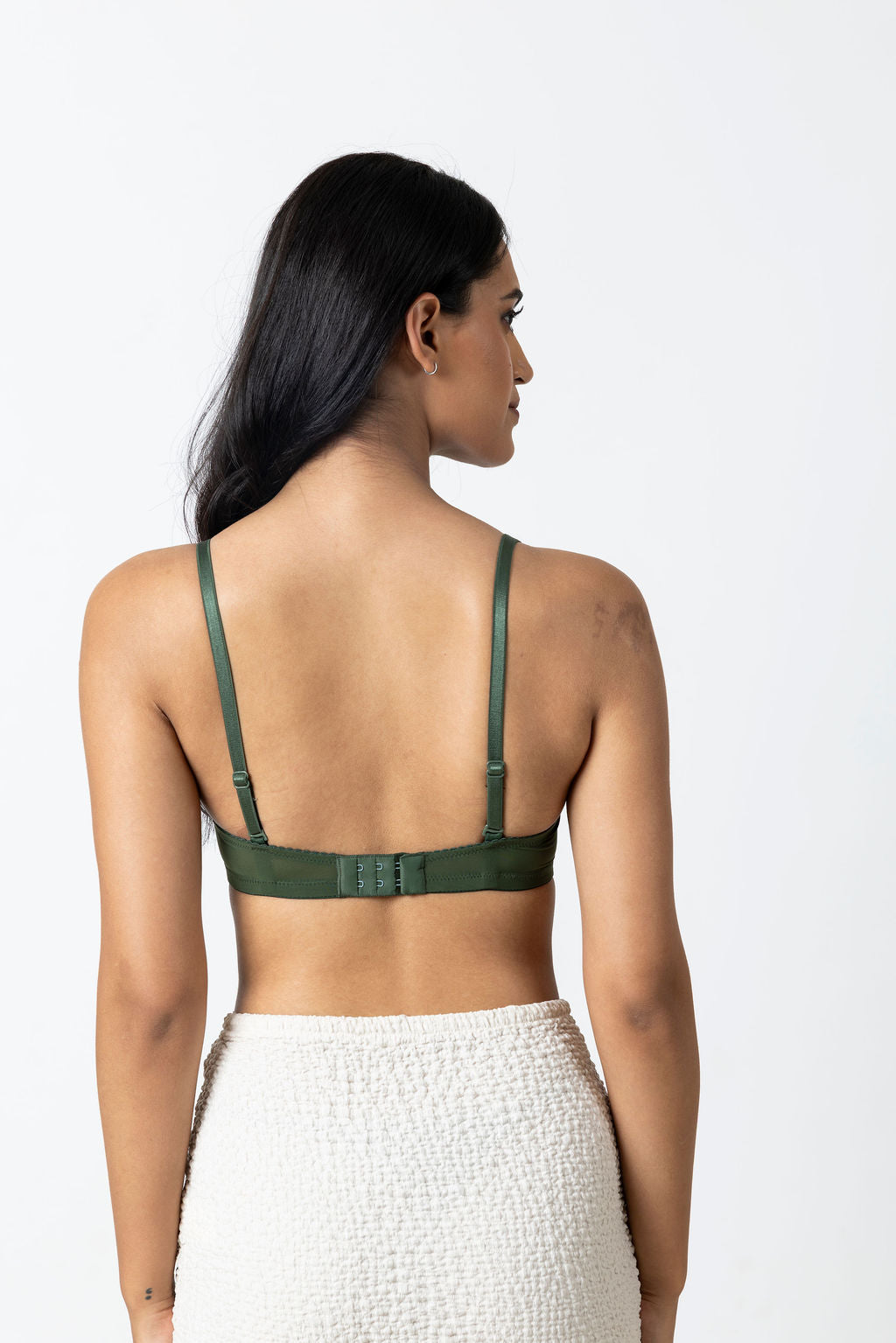 Bloom Bra and Brief Set, Olive