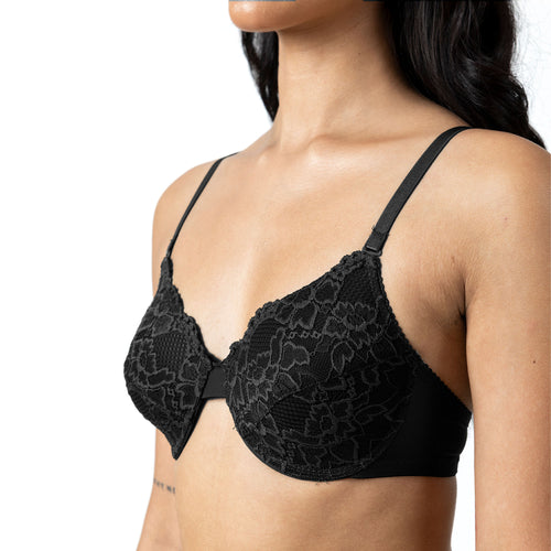 Bloom Bra and Brief Set, Black